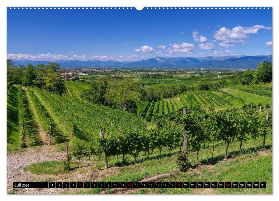 Friaul-Julisch Venetien - zwischen Alpen und Adria (CALVENDO Premium Wandkalender 2026)