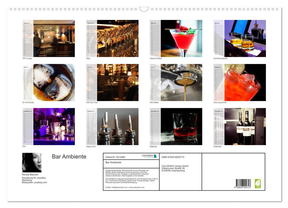 Bar Ambiente (CALVENDO Wandkalender 2026)