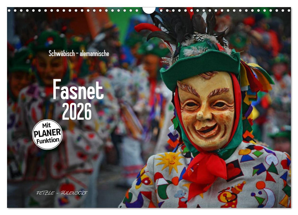 Schwäbisch alemannische Fasnet (CALVENDO Wandkalender 2026)