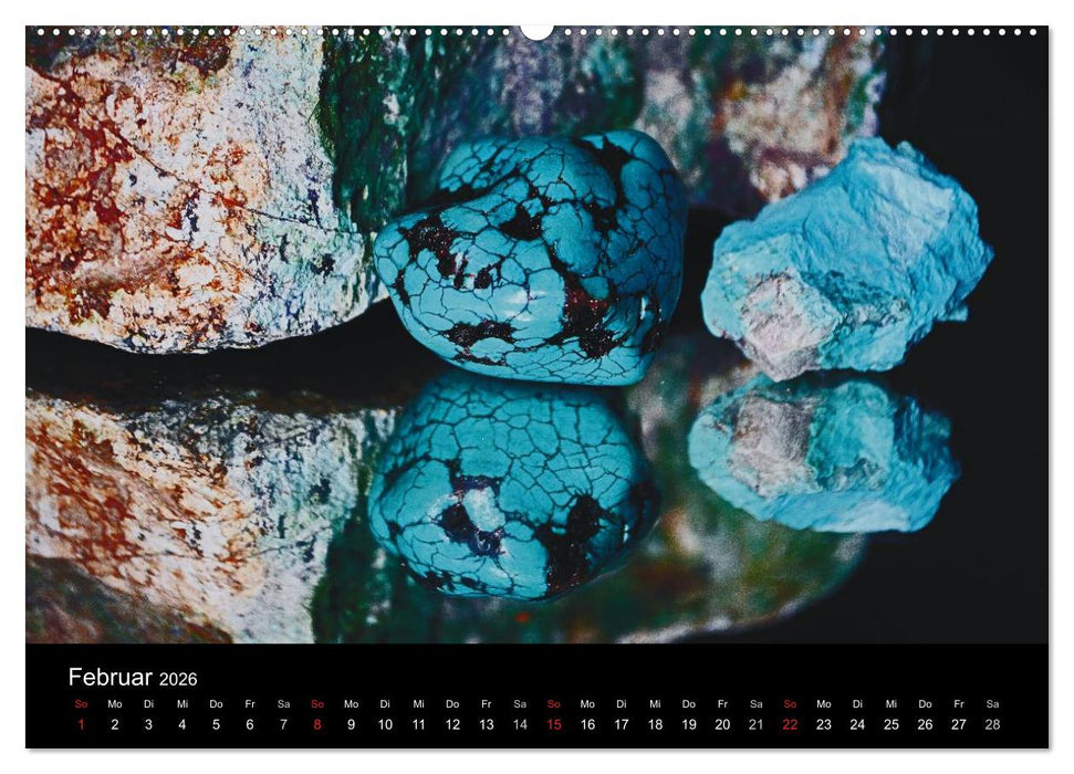 Edelsteine - Ansichten von Ulrike SSK (CALVENDO Premium Wandkalender 2026)