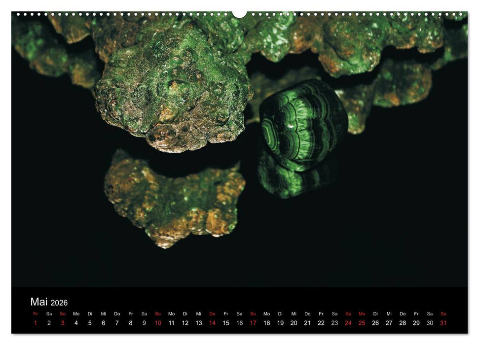Edelsteine - Ansichten von Ulrike SSK (CALVENDO Premium Wandkalender 2026)