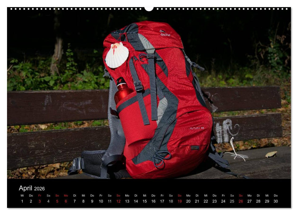 Jakobsweg München-Lindau (CALVENDO Premium Wandkalender 2026)