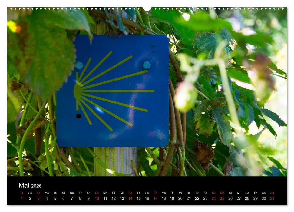 Jakobsweg München-Lindau (CALVENDO Premium Wandkalender 2026)