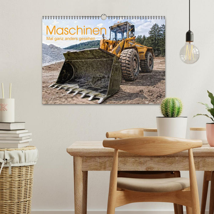 Maschinen - Mal anders gesehen (CALVENDO Wandkalender 2026)