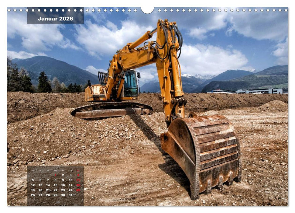 Maschinen - Mal anders gesehen (CALVENDO Wandkalender 2026)