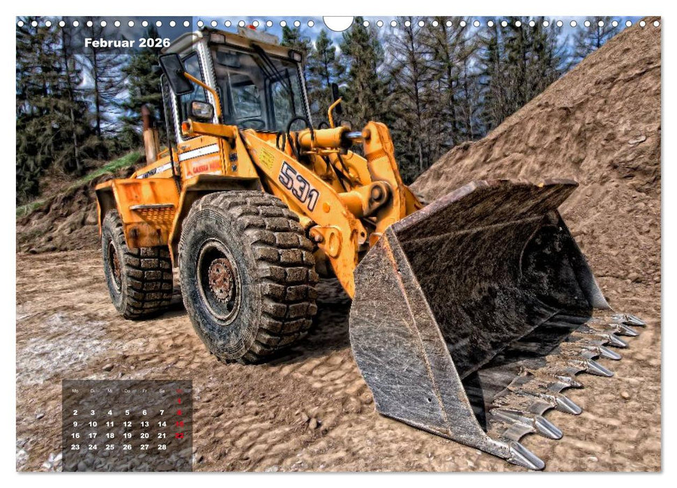 Maschinen - Mal anders gesehen (CALVENDO Wandkalender 2026)