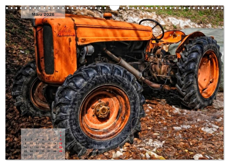 Maschinen - Mal anders gesehen (CALVENDO Wandkalender 2026)
