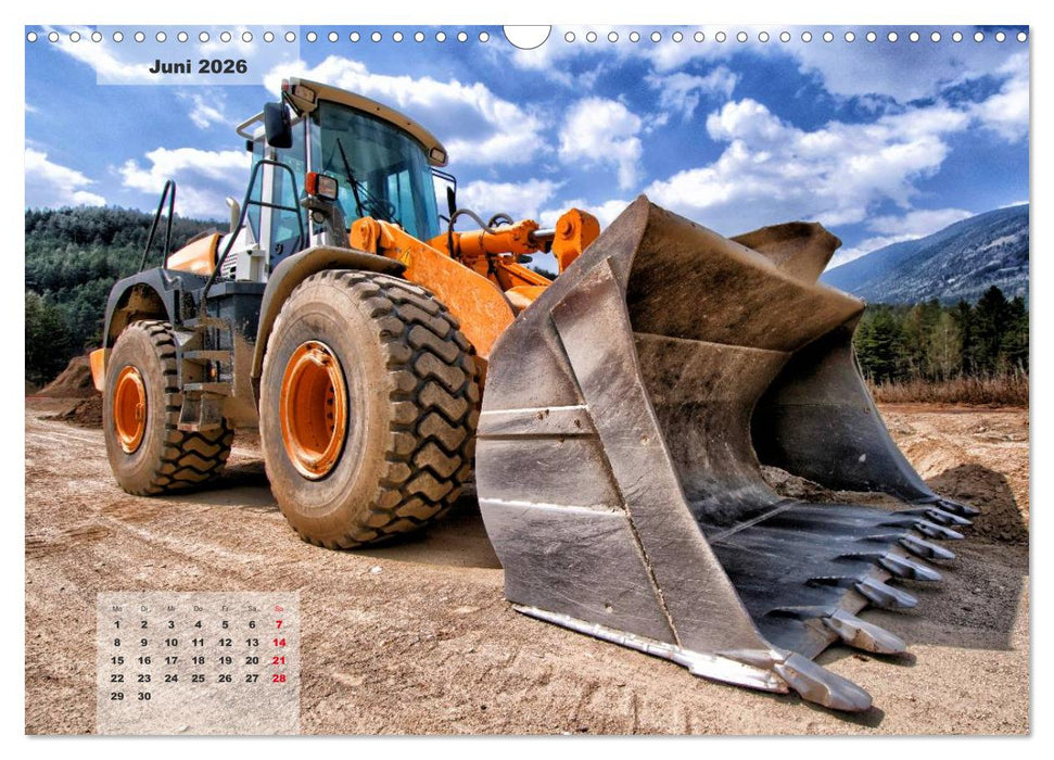 Maschinen - Mal anders gesehen (CALVENDO Wandkalender 2026)