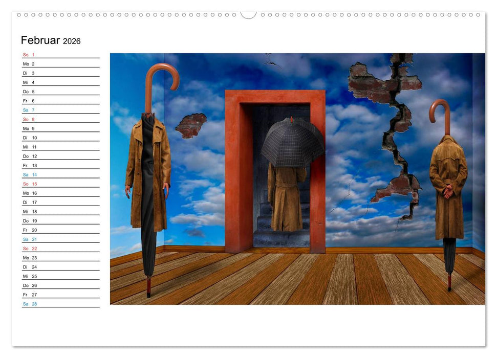 PHANTASTISCHER REALISMUS - SURREALE WELTEN (CALVENDO Wandkalender 2026)