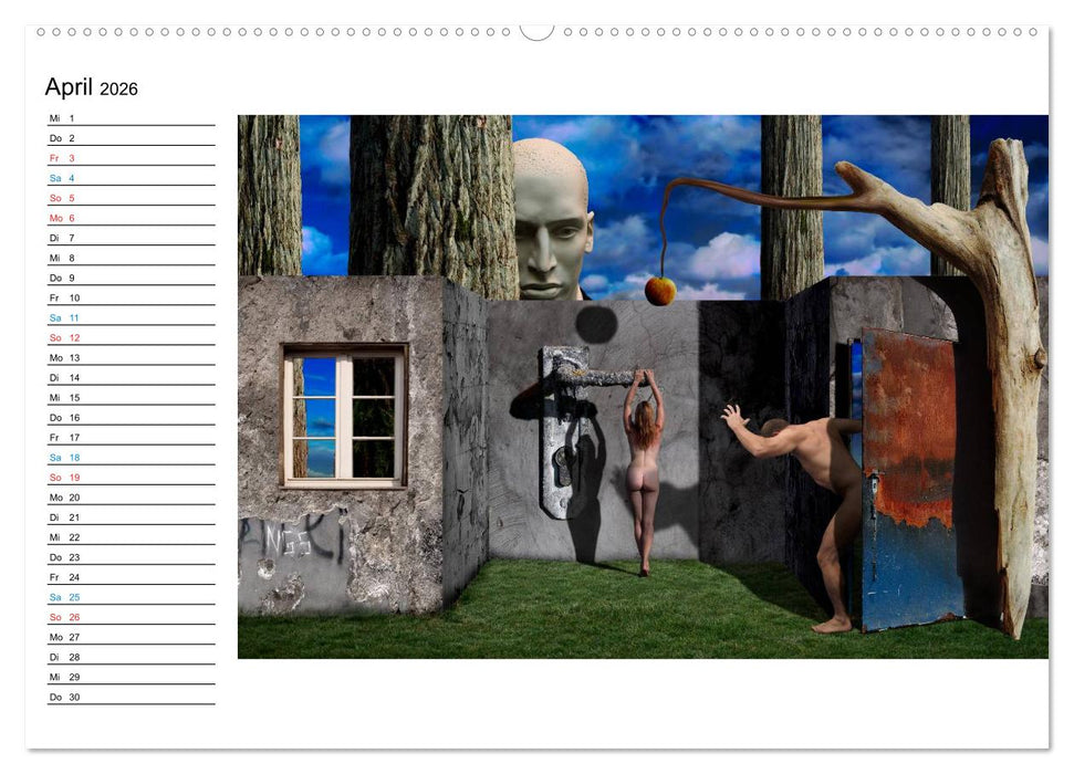 PHANTASTISCHER REALISMUS - SURREALE WELTEN (CALVENDO Wandkalender 2026)