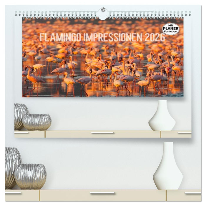 Flamingo Impressionen 2026 (CALVENDO Premium Wandkalender 2026)