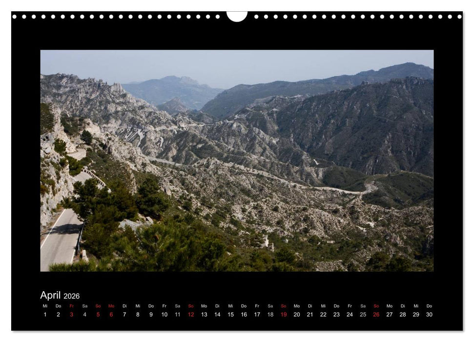 Landschaften Andalusiens (CALVENDO Wandkalender 2026)