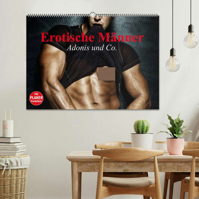Erotische Männer. Adonis und Co. (CALVENDO Wandkalender 2026)