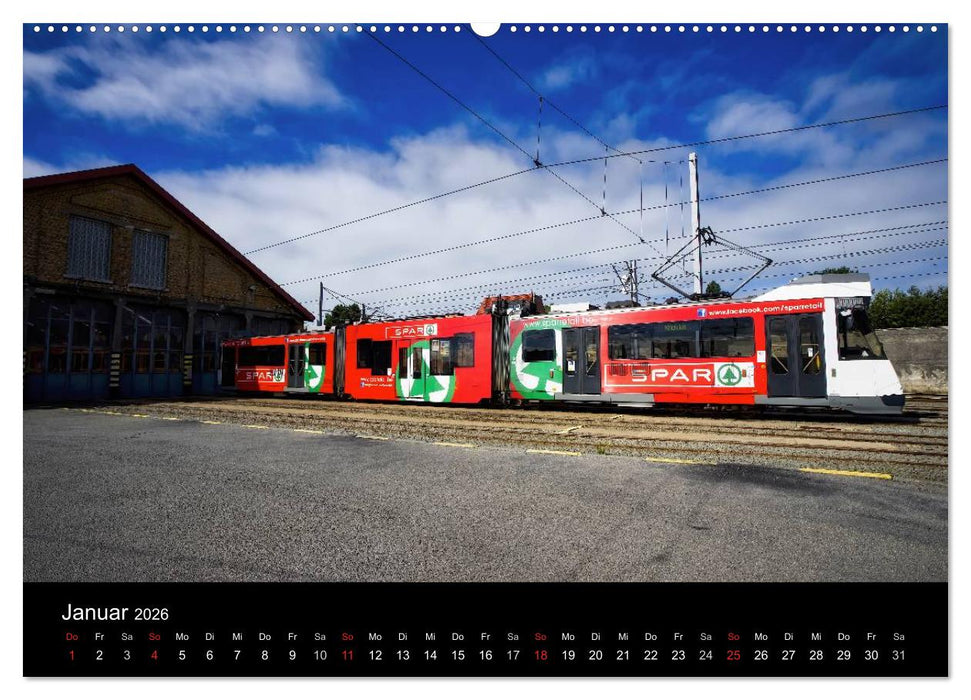 Kusttram Belgien (CALVENDO Premium Wandkalender 2026)
