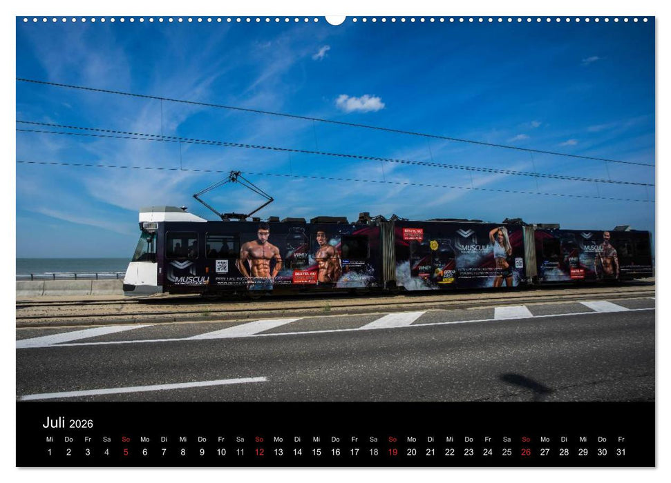 Kusttram Belgien (CALVENDO Premium Wandkalender 2026)