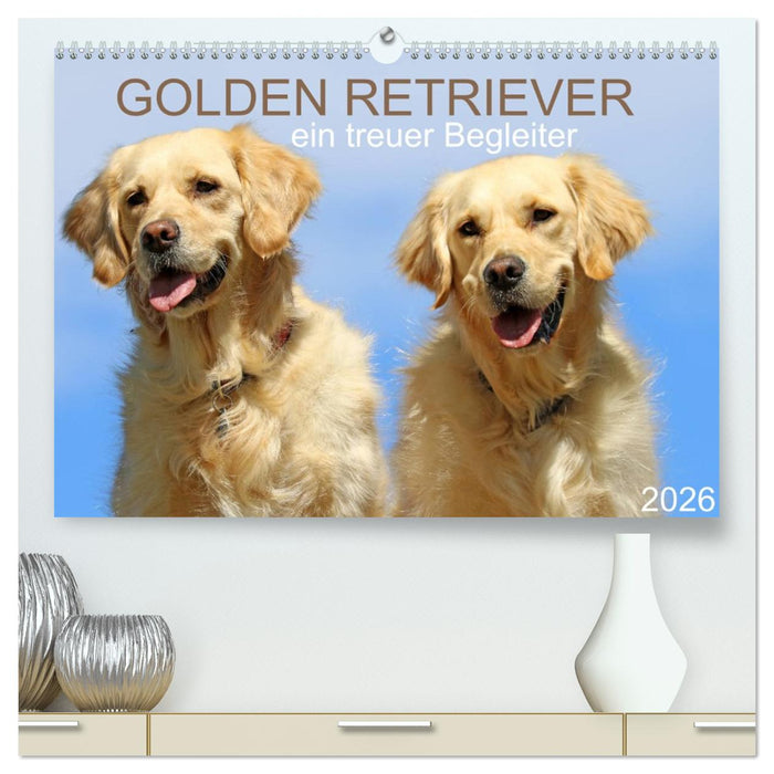Golden Retriever ein treuer Begleiter (CALVENDO Premium Wandkalender 2026)