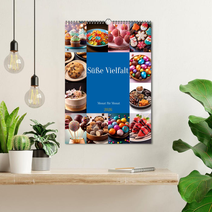 Süße Vielfalt – Monat für Monat (CALVENDO Wandkalender 2026)