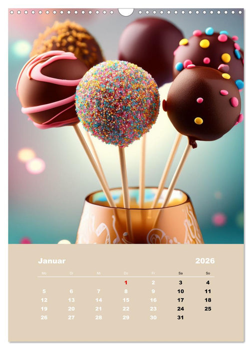 Süße Vielfalt – Monat für Monat (CALVENDO Wandkalender 2026)