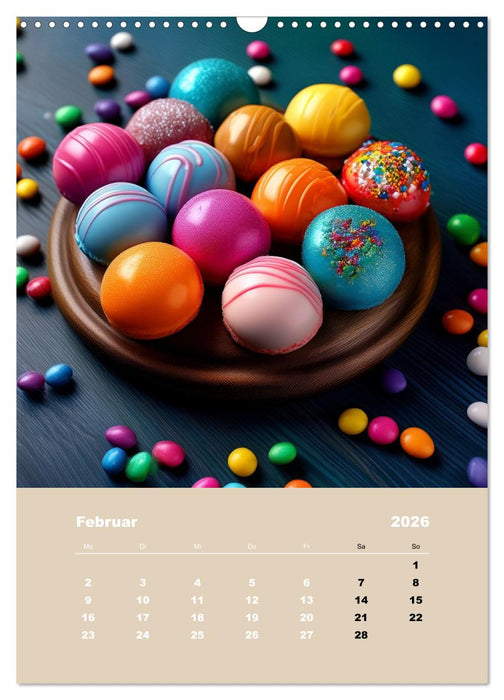 Süße Vielfalt – Monat für Monat (CALVENDO Wandkalender 2026)