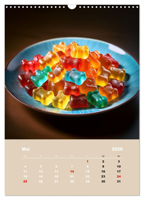 Süße Vielfalt – Monat für Monat (CALVENDO Wandkalender 2026)
