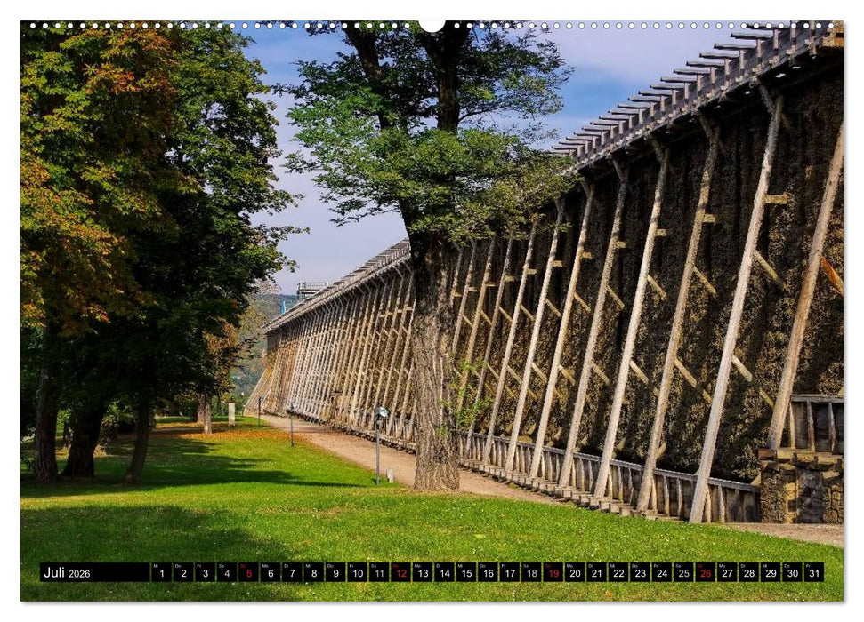 Saale-Unstrut - Region aus Wein und Stein (CALVENDO Premium Wandkalender 2026)