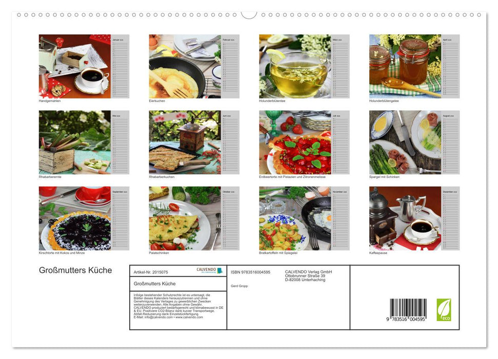 Großmutters Küche (CALVENDO Premium Wandkalender 2026)