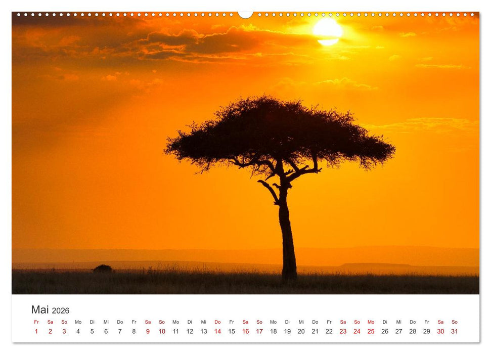 Kenia - Eine Entdeckungsreise durch das Land im Osten Afrikas (CALVENDO Wandkalender 2026)