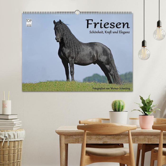 Friesen - Schönheit, Kraft und Eleganz (CALVENDO Wandkalender 2026)