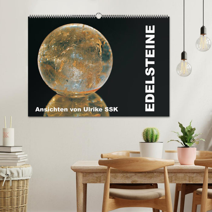 Edelsteine - Ansichten von Ulrike SSK (CALVENDO Wandkalender 2026)