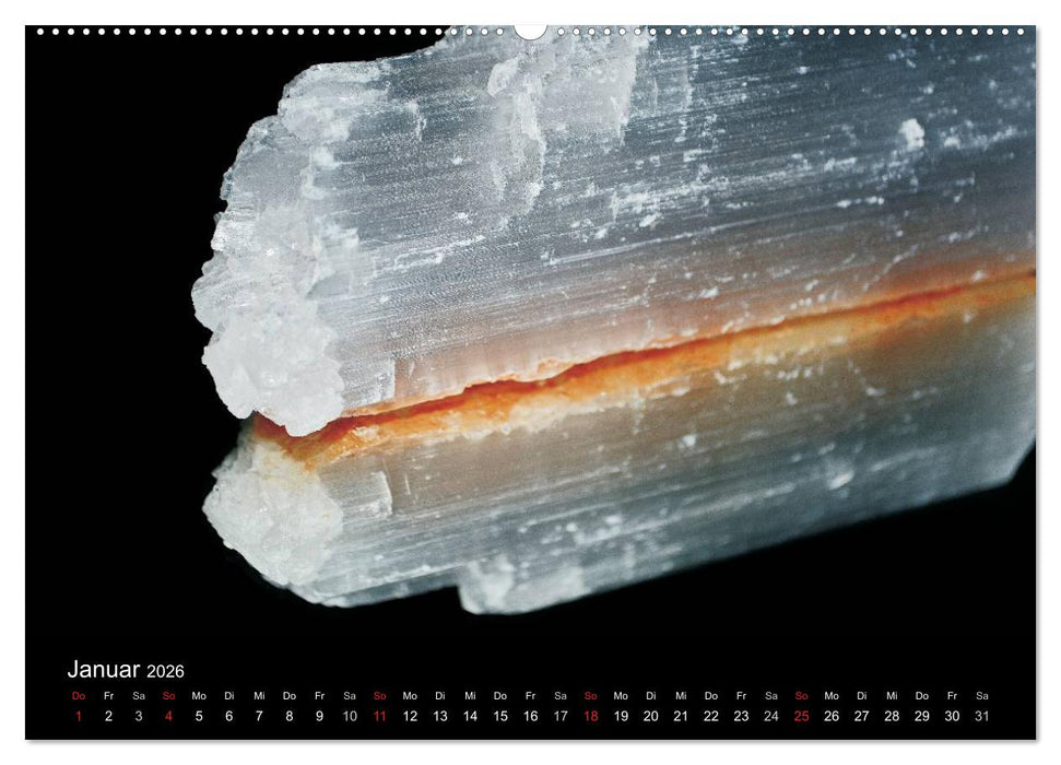 Edelsteine - Ansichten von Ulrike SSK (CALVENDO Wandkalender 2026)