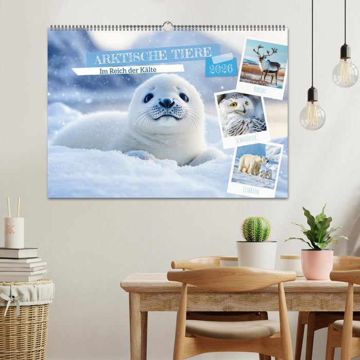 ARKTISCHE TIERE Im Reich der Kälte (CALVENDO Wandkalender 2026)