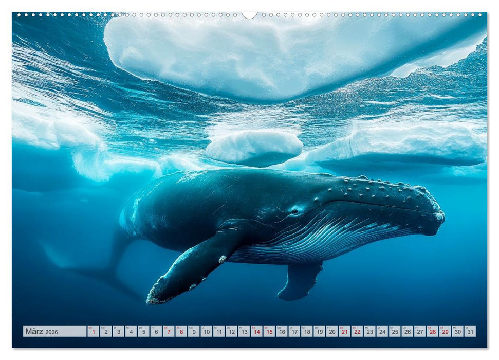 ARKTISCHE TIERE Im Reich der Kälte (CALVENDO Wandkalender 2026)