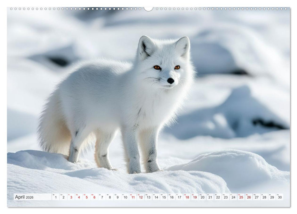 ARKTISCHE TIERE Im Reich der Kälte (CALVENDO Wandkalender 2026)
