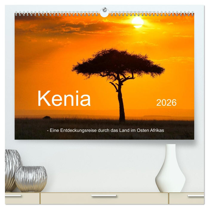 Kenia - Eine Entdeckungsreise durch das Land im Osten Afrikas (CALVENDO Premium Wandkalender 2026)