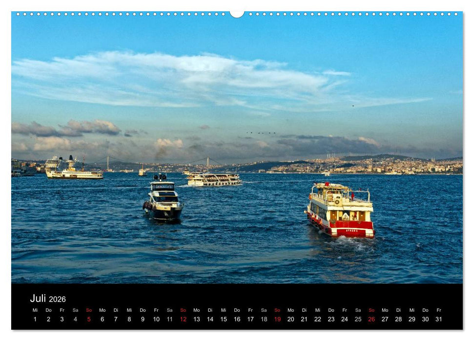 Istanbul Einmalig (CALVENDO Premium Wandkalender 2026)