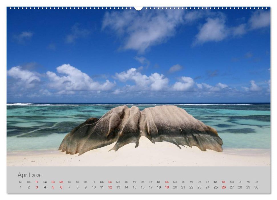 Lichtblicke - Seychellen (CALVENDO Premium Wandkalender 2026)