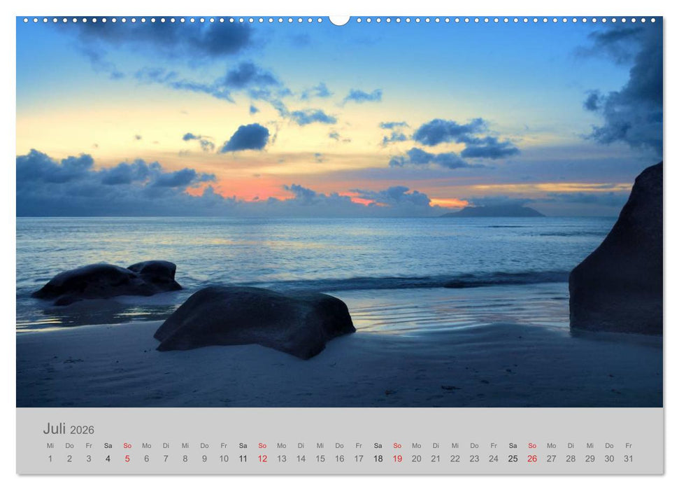 Lichtblicke - Seychellen (CALVENDO Premium Wandkalender 2026)