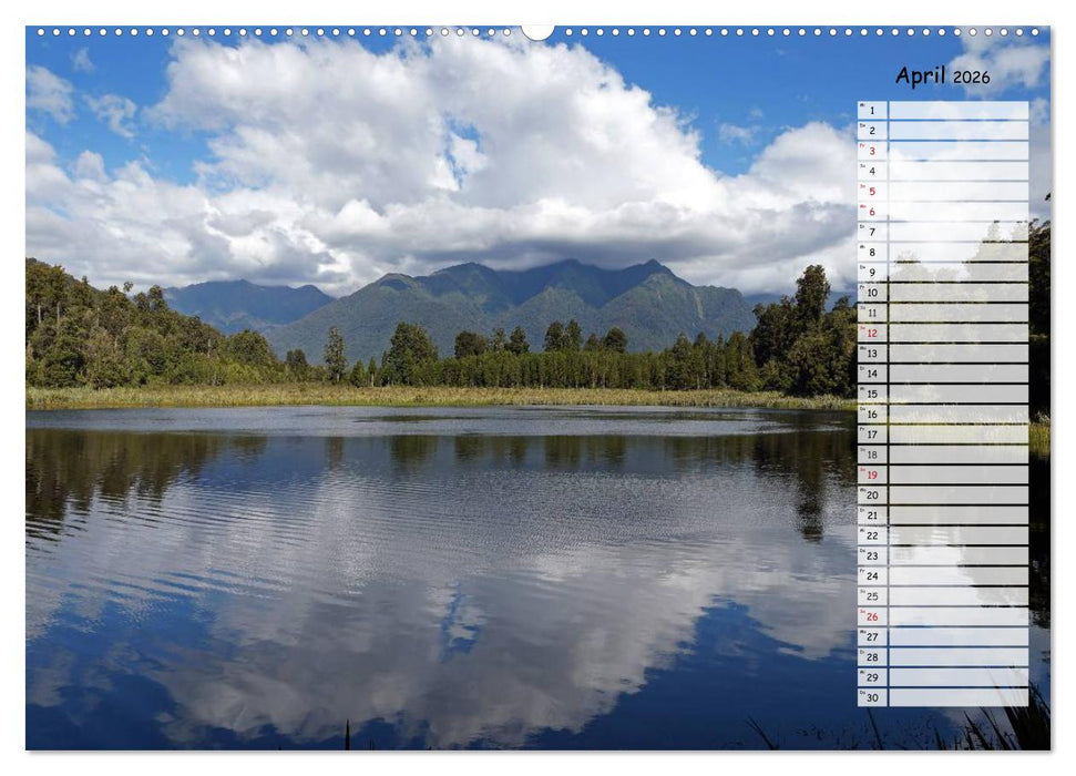 Kia ora, Aotearoa - Wunderbares Neuseeland (CALVENDO Premium Wandkalender 2026)