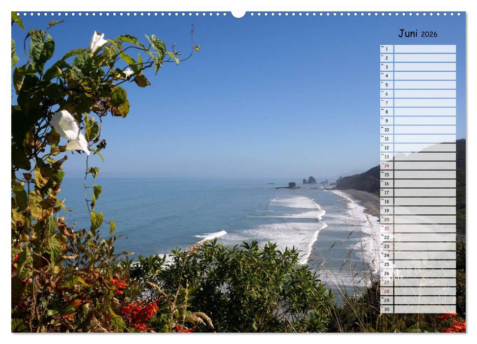 Kia ora, Aotearoa - Wunderbares Neuseeland (CALVENDO Premium Wandkalender 2026)