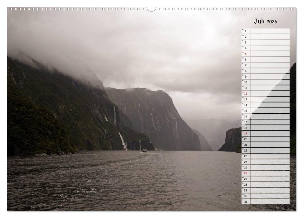 Kia ora, Aotearoa - Wunderbares Neuseeland (CALVENDO Premium Wandkalender 2026)