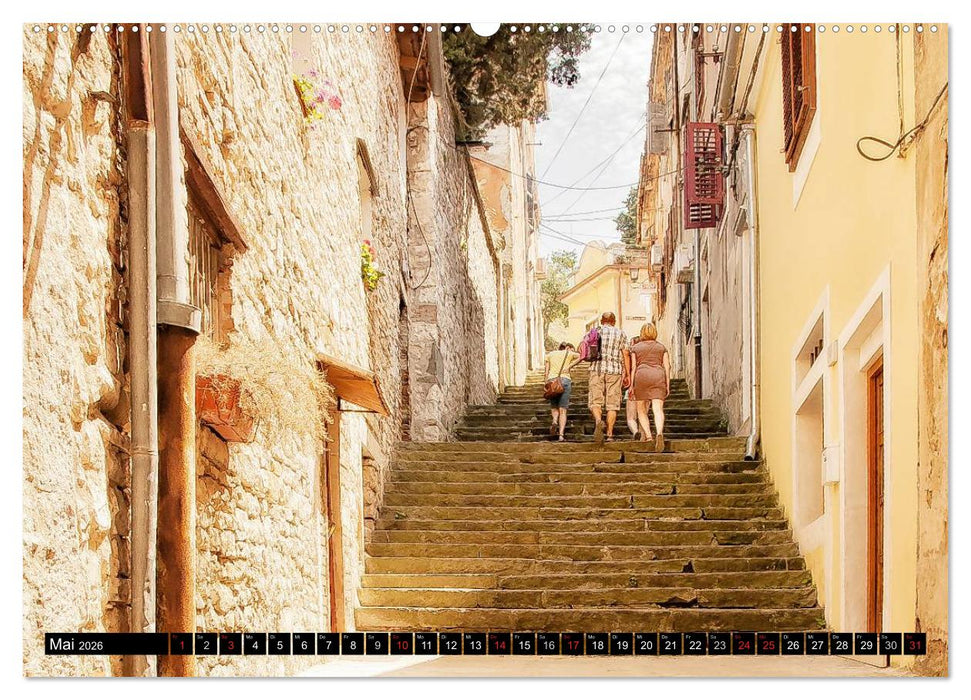 Pula Street (CALVENDO Premium Wandkalender 2026)