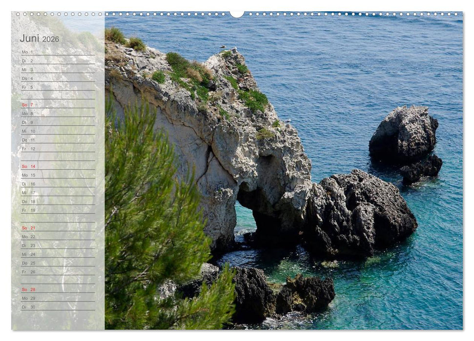Die schönsten Küsten Italiens (CALVENDO Wandkalender 2026)