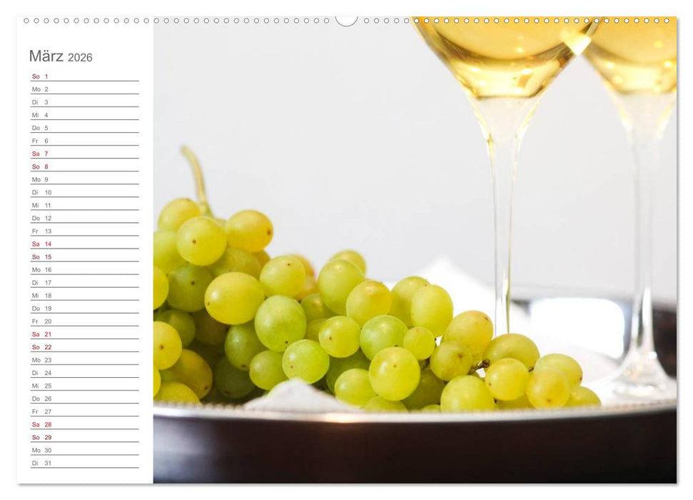 Wein (CALVENDO Wandkalender 2026)