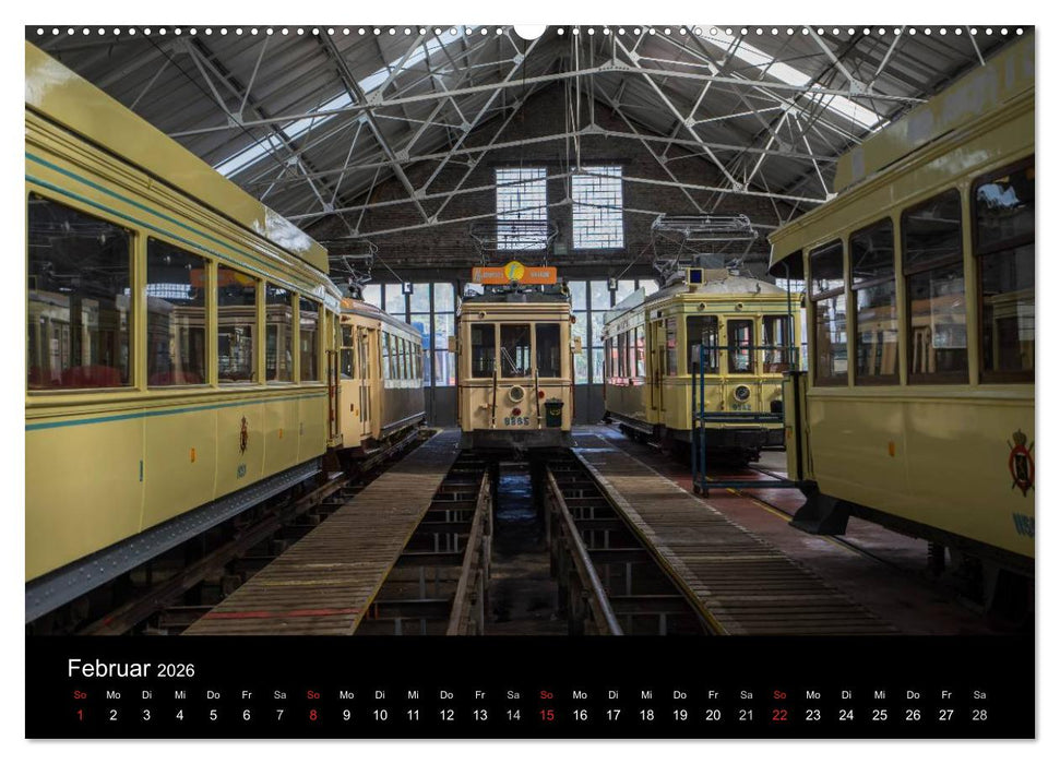 Kusttram Belgien (CALVENDO Wandkalender 2026)