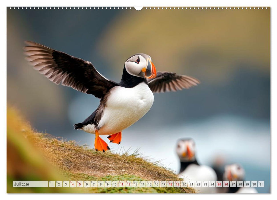 ARKTISCHE TIERE Im Reich der Kälte (CALVENDO Premium Wandkalender 2026)