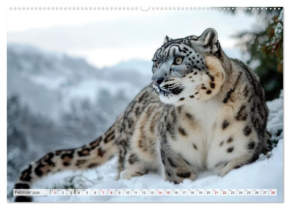 Bedrohte Tierwelt SCHATTEN DES VERSCHWINDENS (CALVENDO Premium Wandkalender 2026)