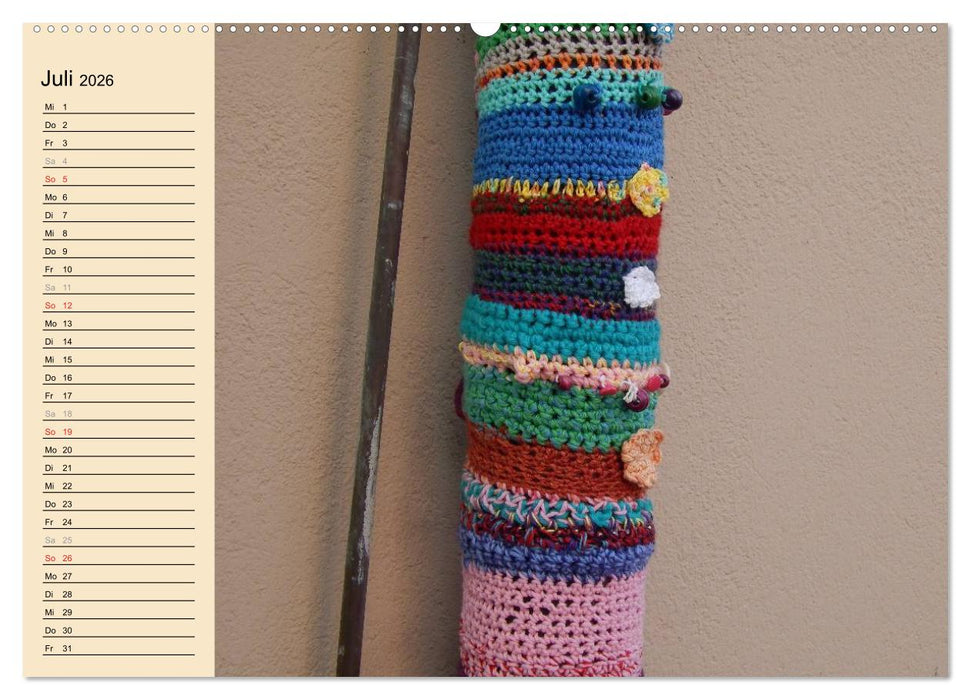Urban Knitting Lüneburg (CALVENDO Premium Wandkalender 2026)