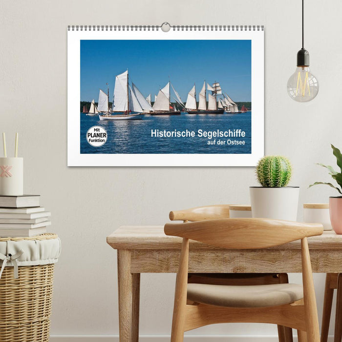 Historische Segelschiffe auf der Ostsee (CALVENDO Wandkalender 2026)