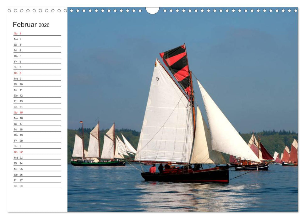 Historische Segelschiffe auf der Ostsee (CALVENDO Wandkalender 2026)