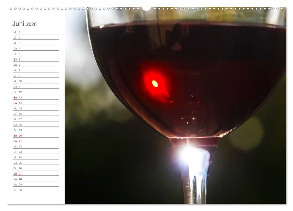 Wein (CALVENDO Premium Wandkalender 2026)